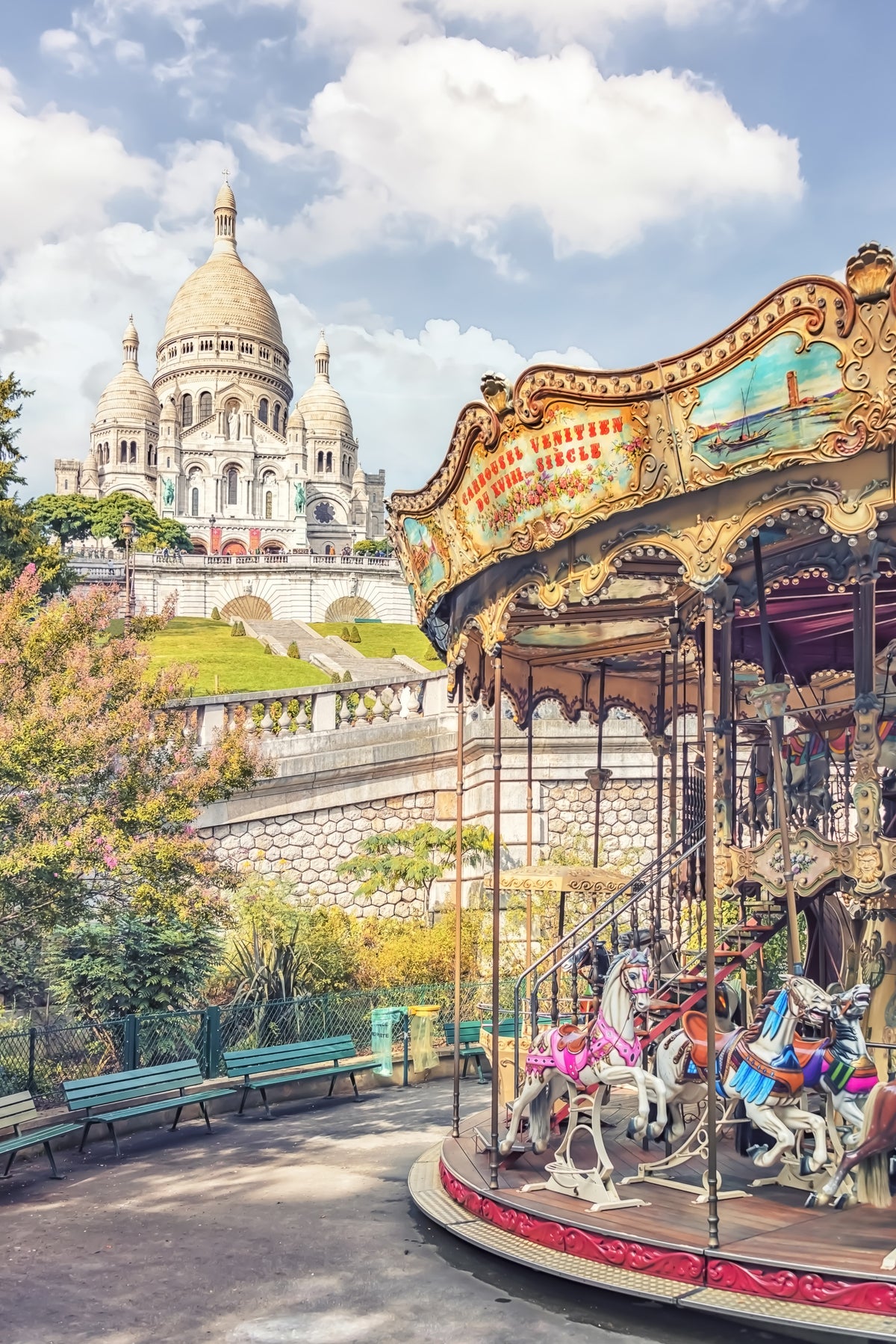 Montmartre Melody Wall Mural in your room — zoomed