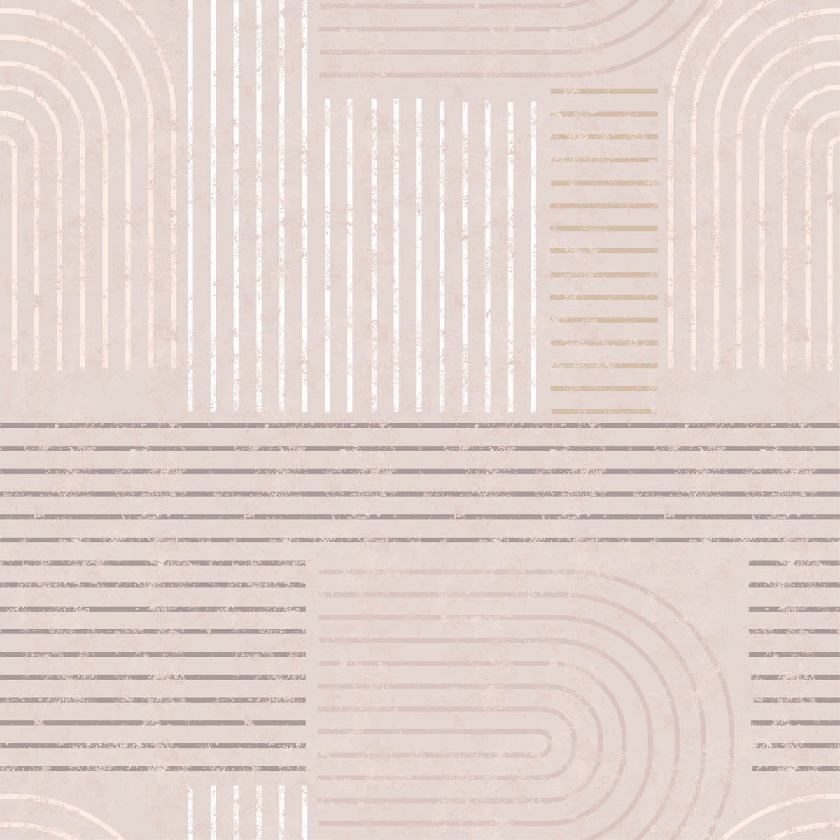 JAPANDI LINE HARMONY Wallpaper⁠ in your room — zoomed