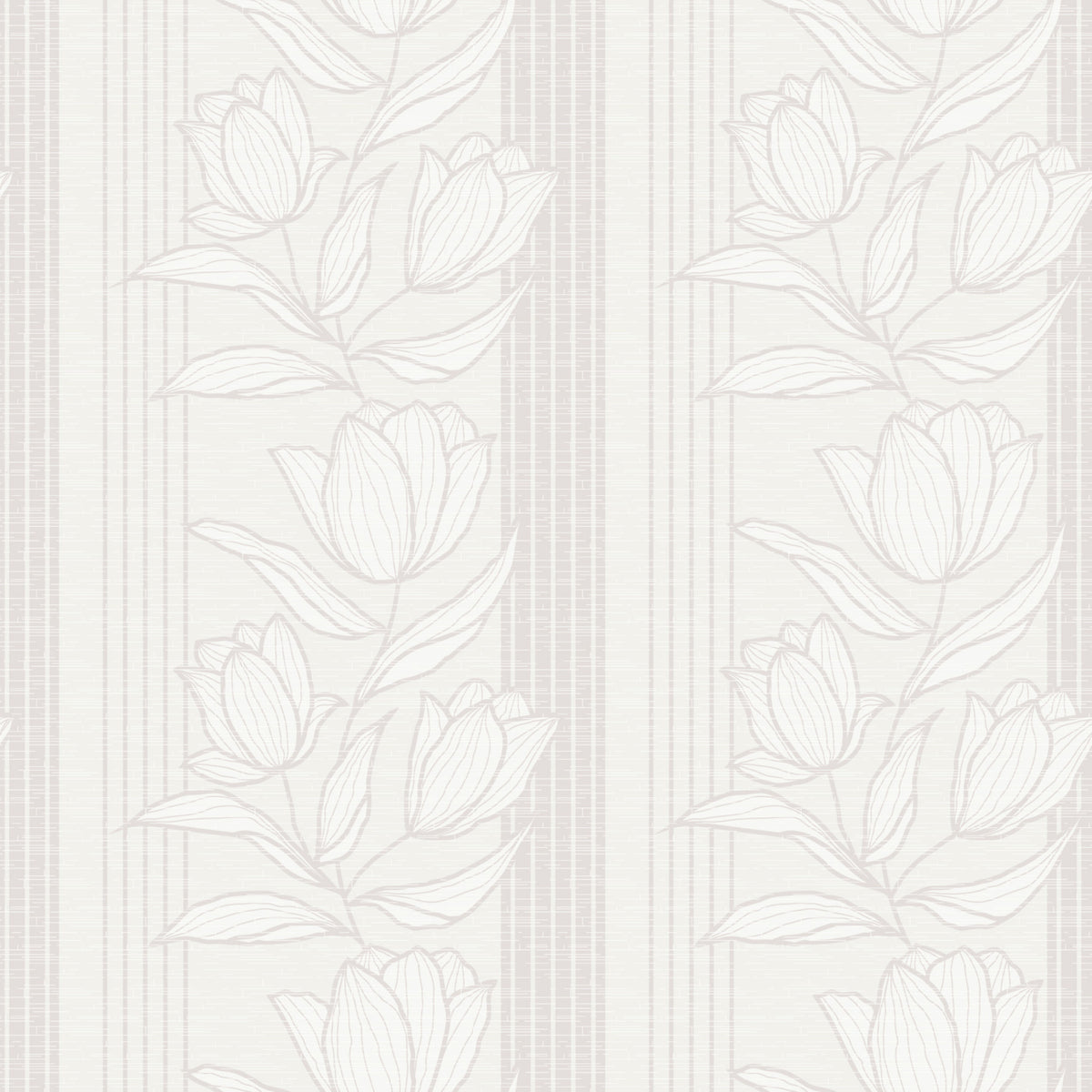 Line Art Bloom Wallpaper⁠ in your room — zoomed