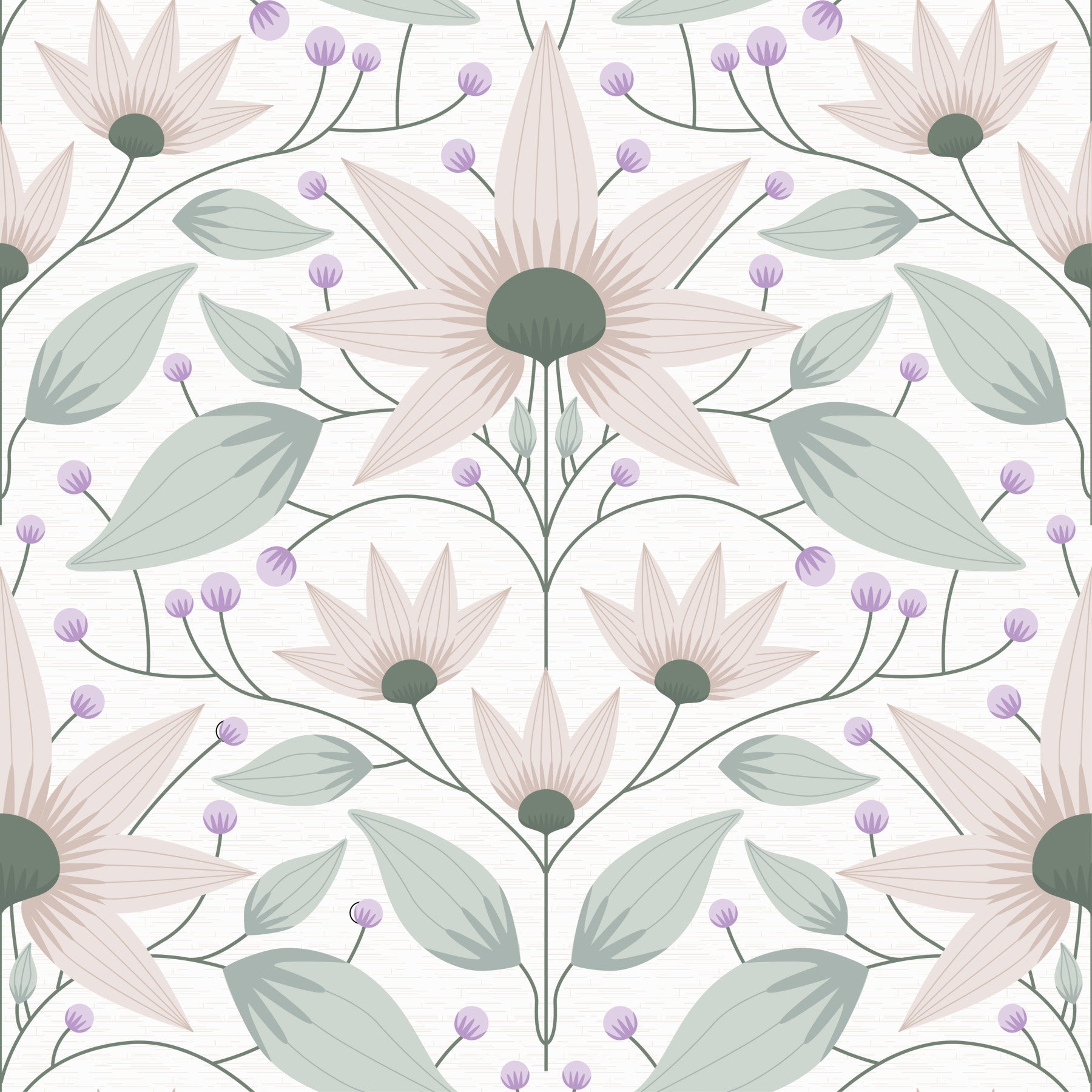 Bloom Symmetry boho Wallpaper⁠