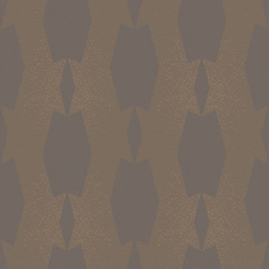 Earthy Echoes Muted Brown Geometric Wallpaper⁠