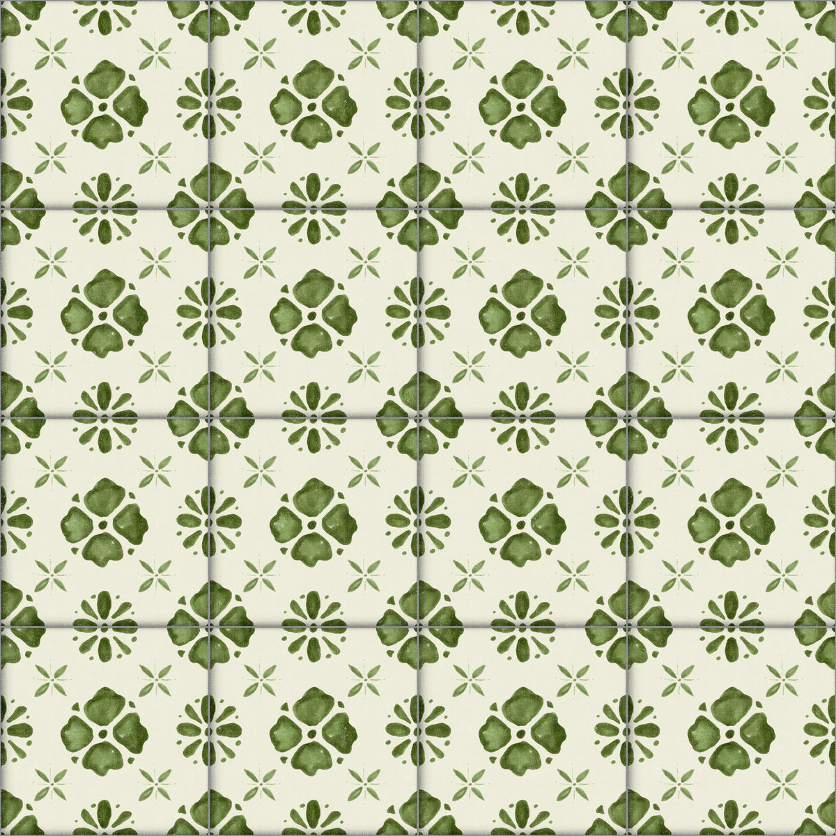 Farmhouse Classic Backsplash Olive Wallpaper⁠ in your room