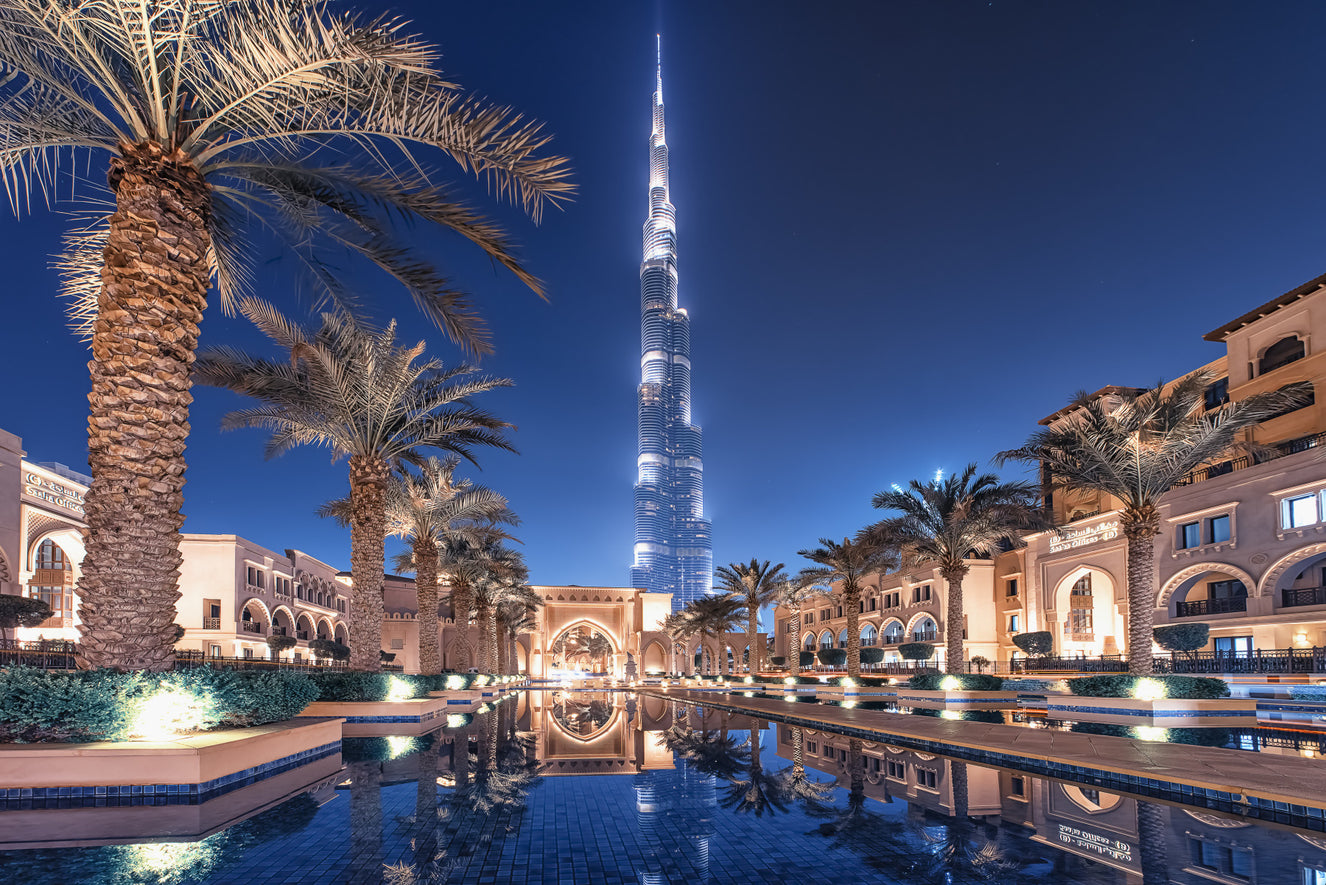 Burj Reflection Wall Mural