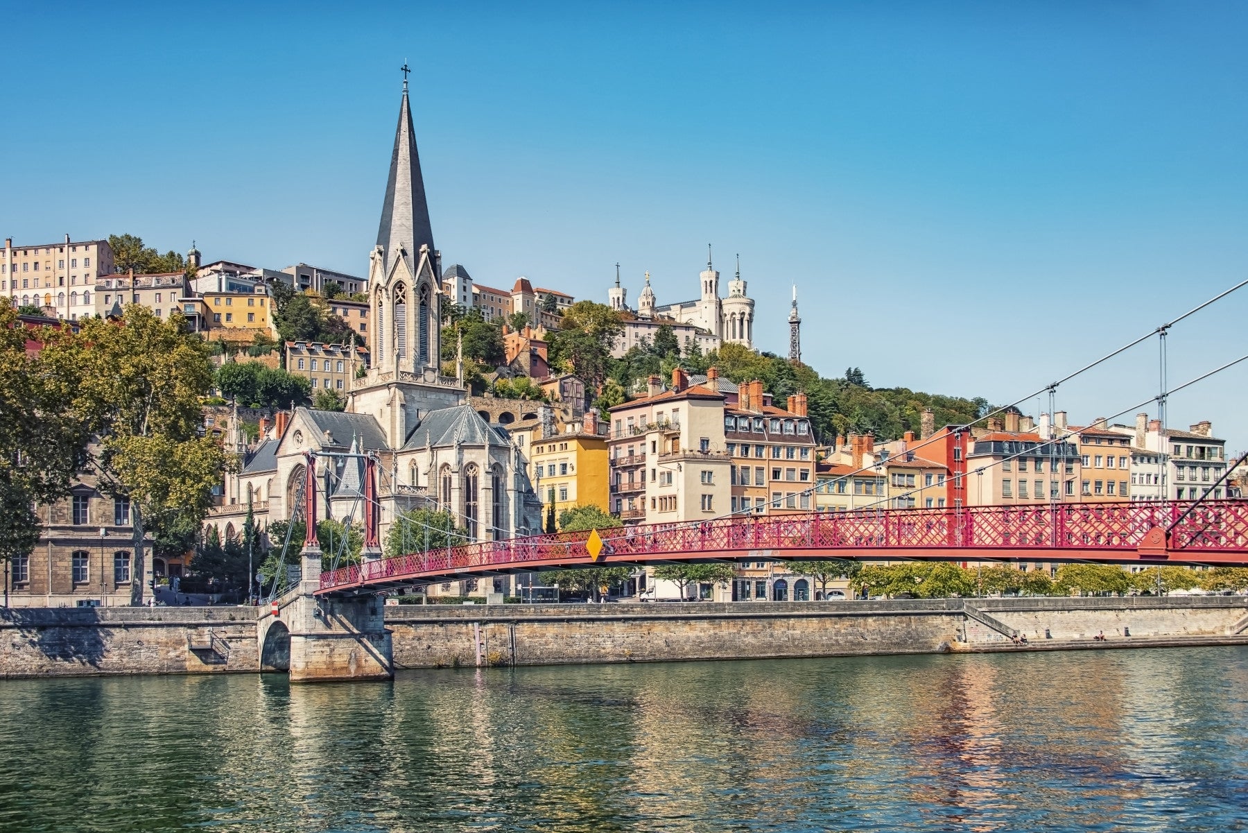 Lyon Landmarks Wall Mural