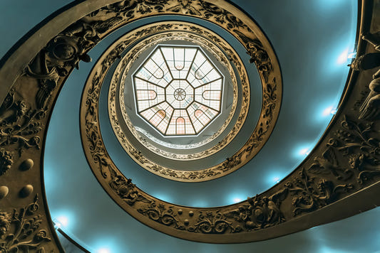 Spiraling Grandeur Wall Mural