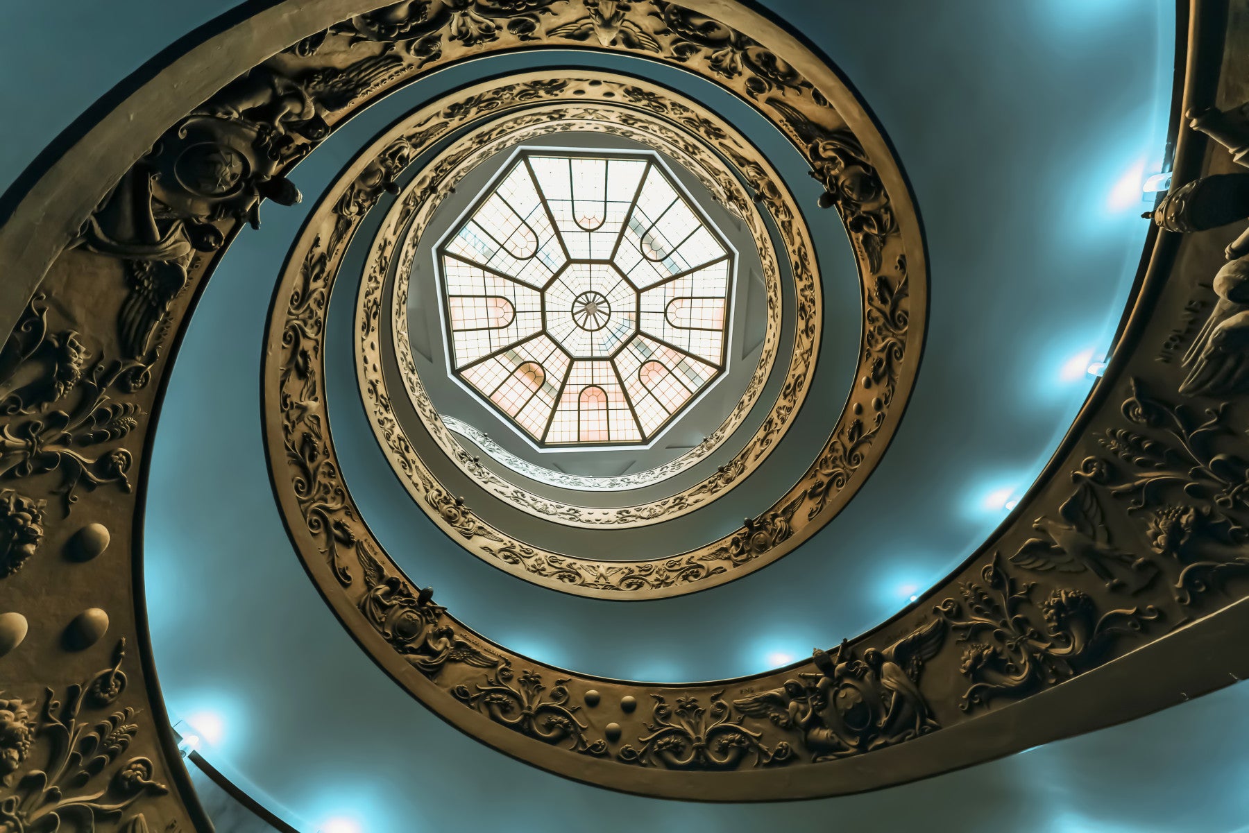 Spiraling Grandeur Wall Mural