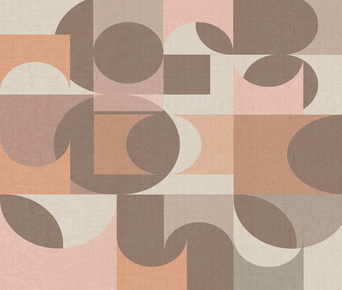 Terra Shapes Wall Mural in your room