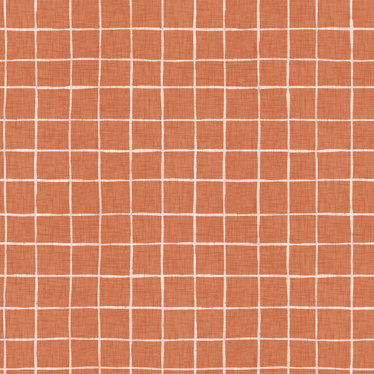 Terracotta Grid Wallpaper⁠ in your room