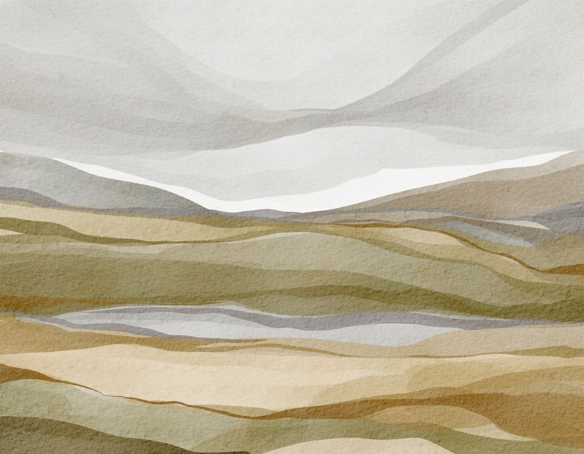 Earthen Horizon  Wall Mural in your room — zoomed