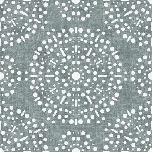 Boho Fireworks Grunge Calming Blue Wallpaper⁠