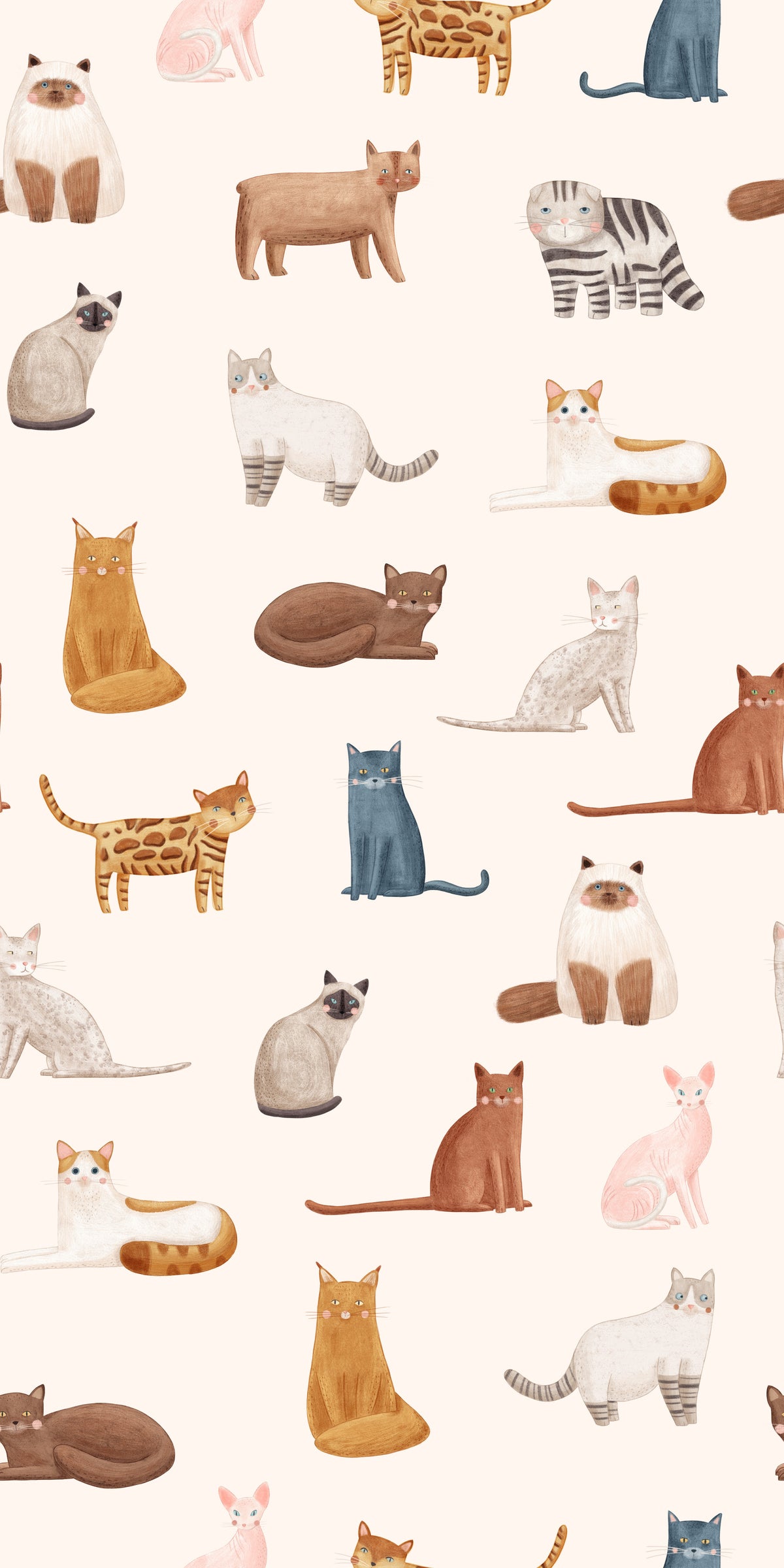 Purrfectly Cats Wallpaper⁠ in your room