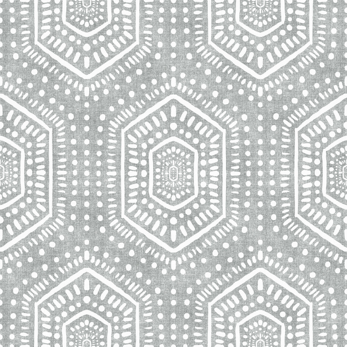 Boho Painted Grunge Grey Clouds Wallpaper⁠ in your room