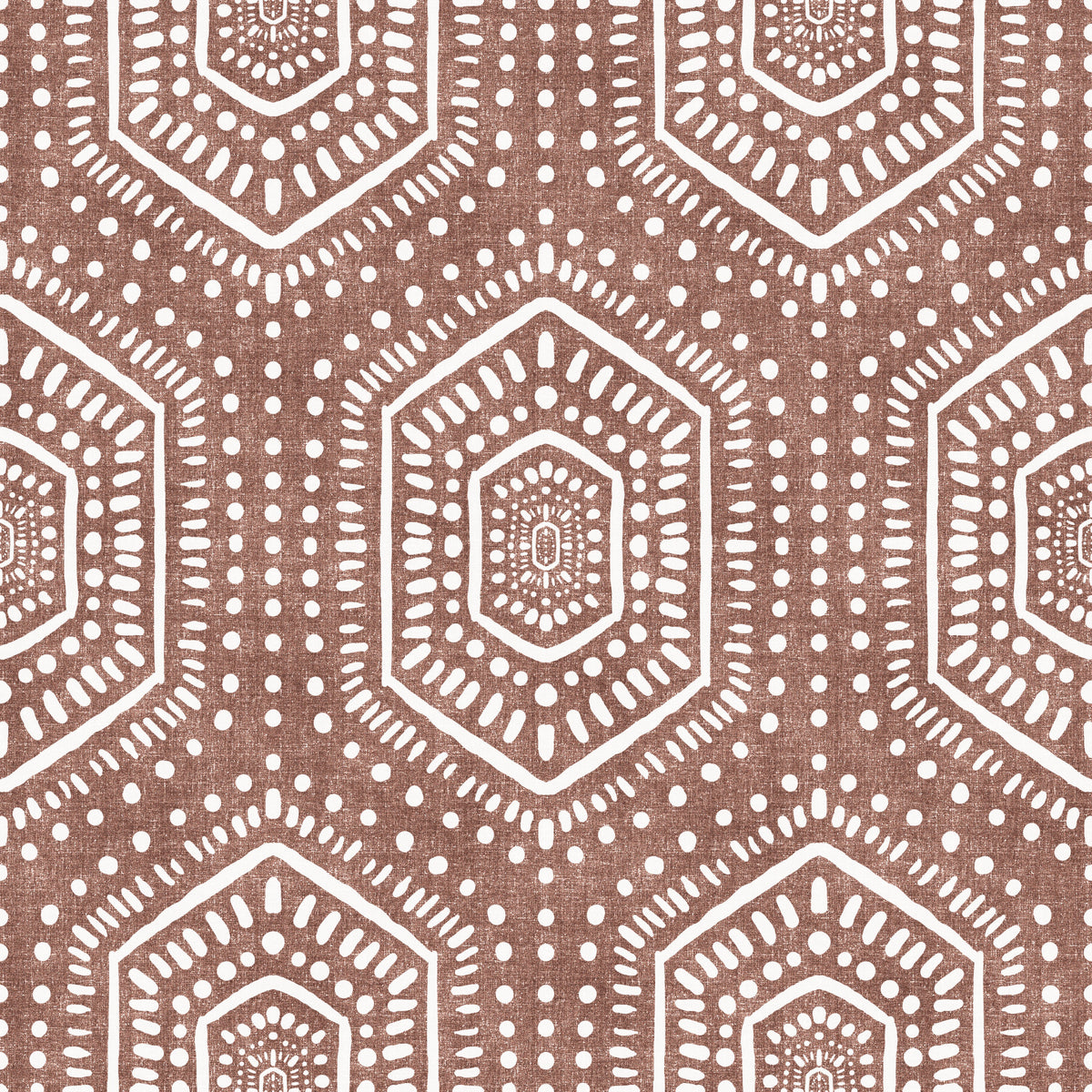 Boho Painted Grunge Terracotta Red Wallpaper⁠ in your room