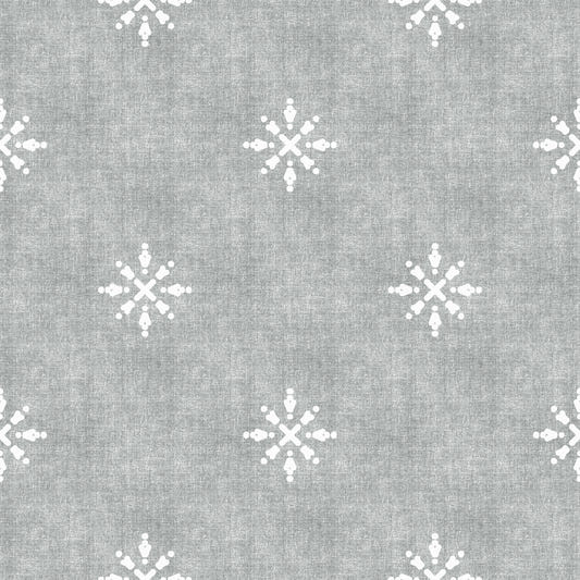 Boho Minimal Ornament Grunge Grey Clouds Wallpaper⁠