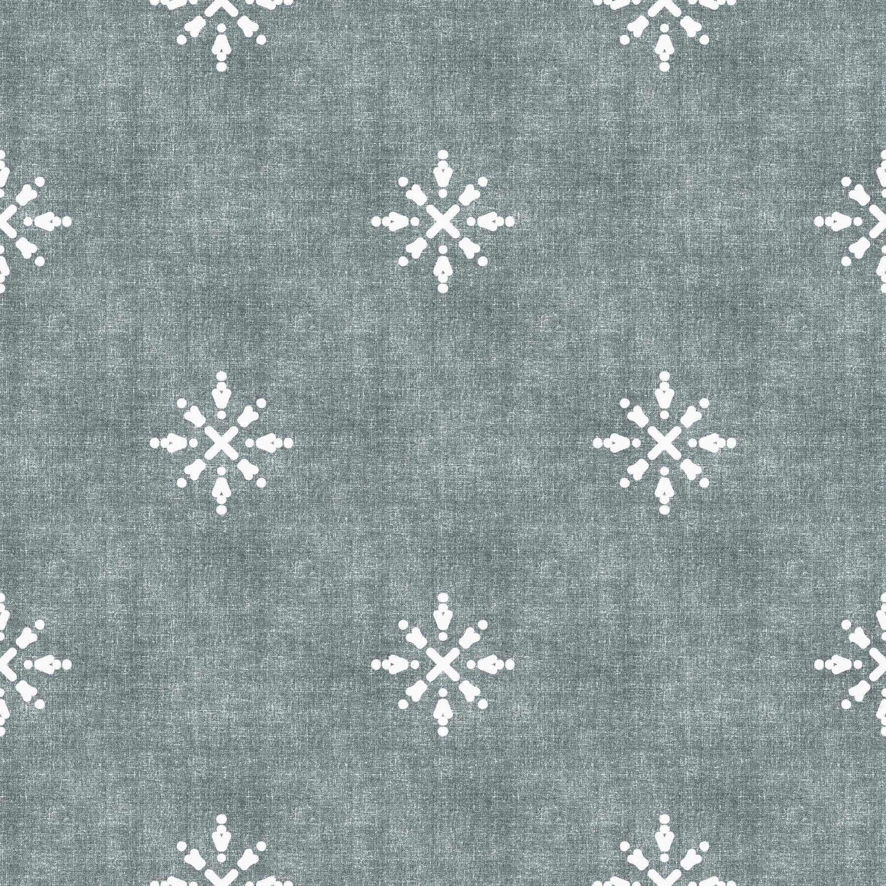 Boho Minimal Ornament Grunge Calming Blue Wallpaper⁠