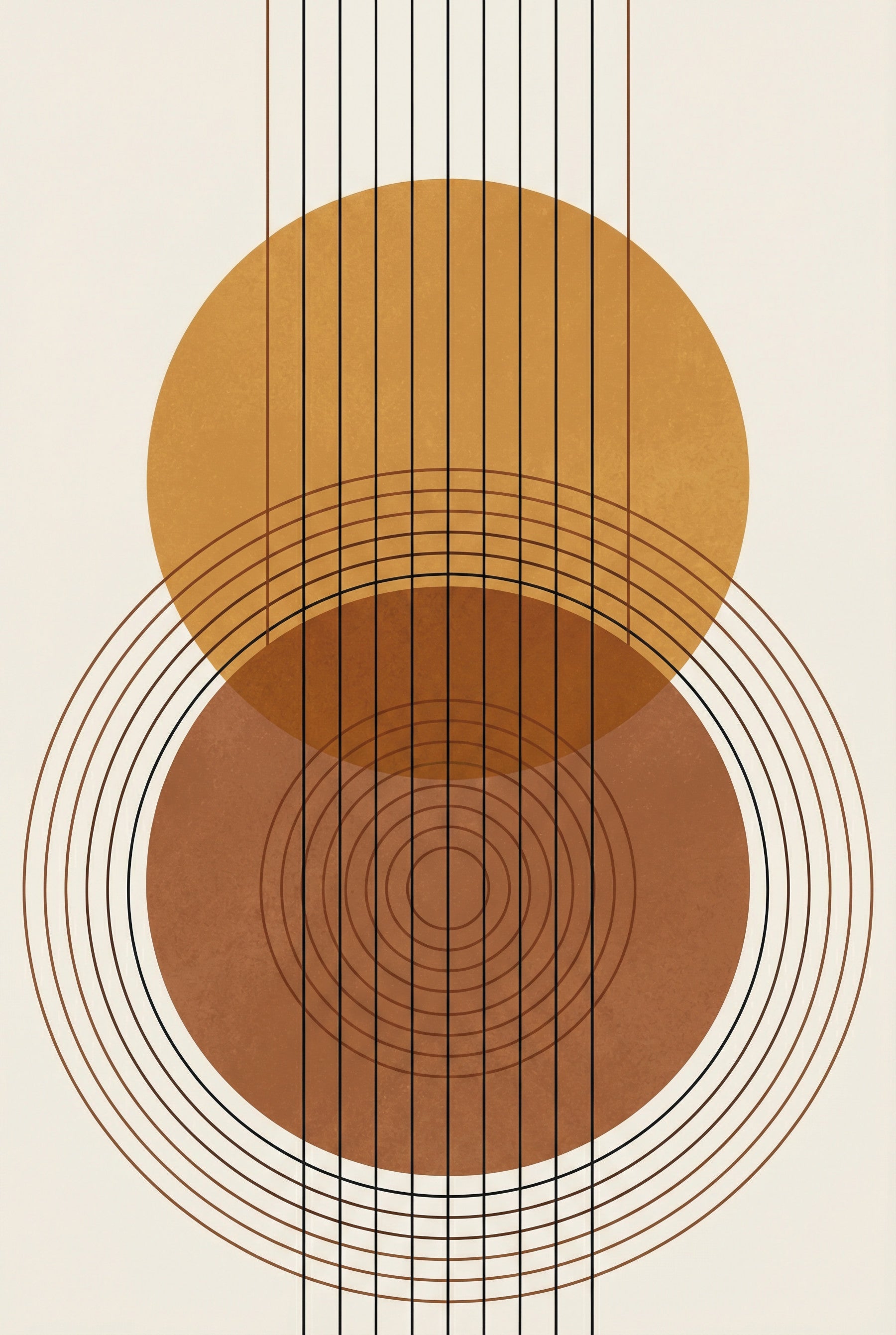 Earthy Harmony Wall Mural