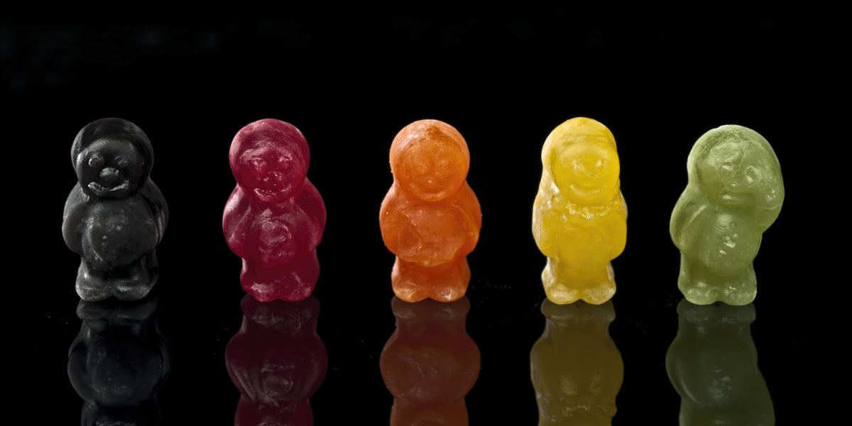 Jelly Babies Wall Mural in your room