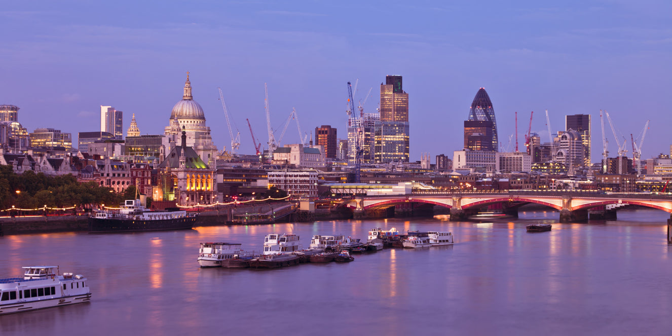 Dusk on the Thames Wall Mural