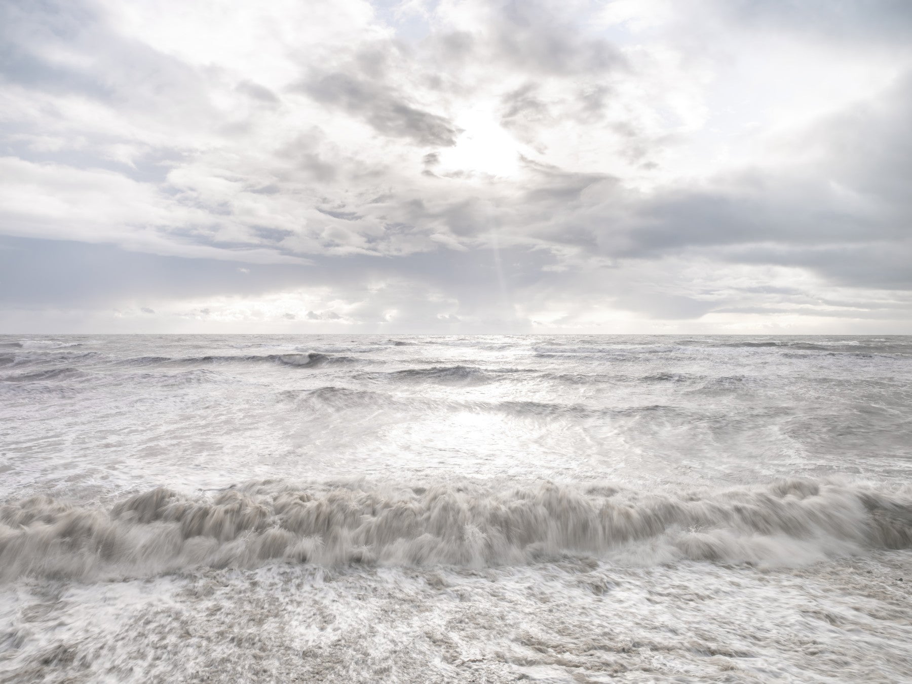 Rough Stormy Sea Wall Mural