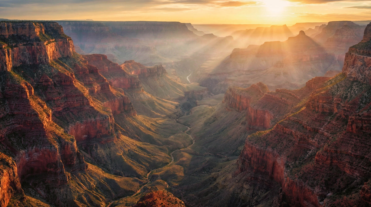 Canyon Sunrise Majesty Wall Mural