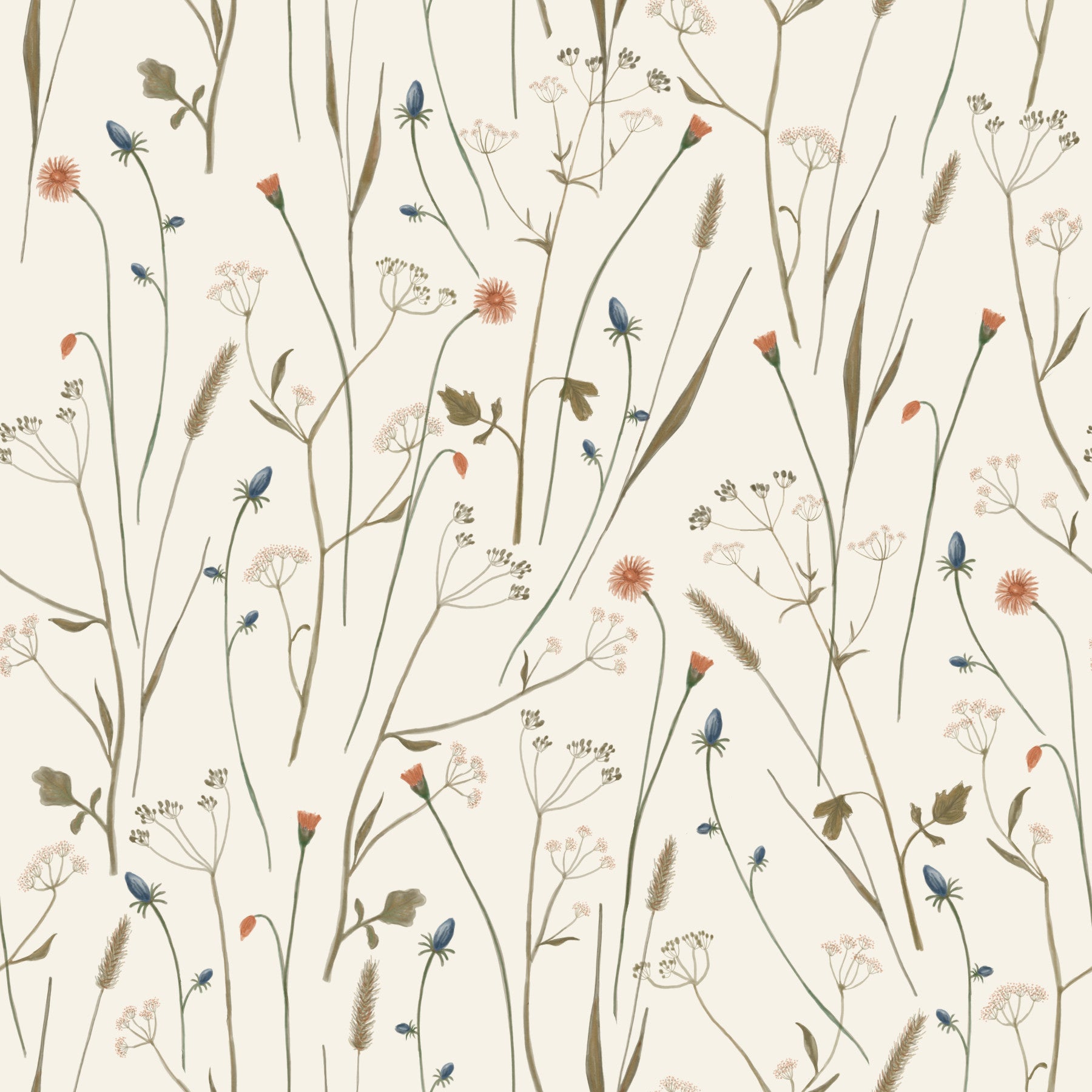 Homeland Floral Winter Wallpaper⁠