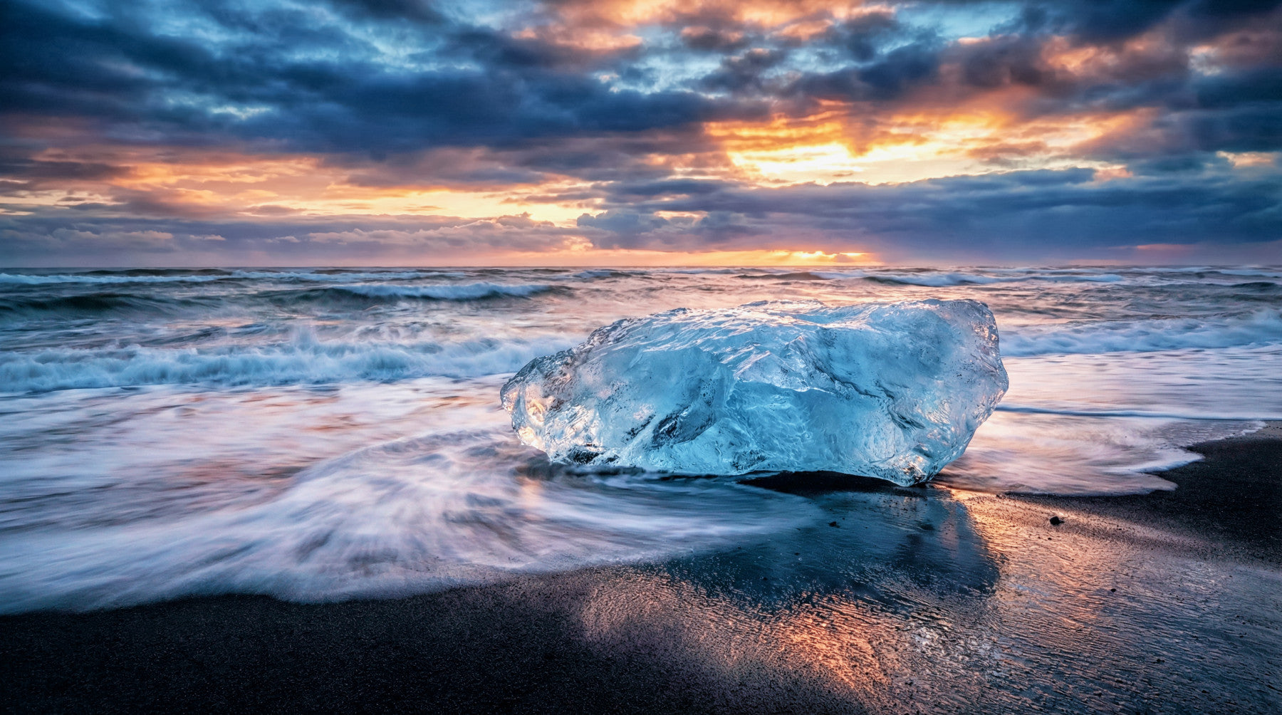 Diamond Beach Dawn Wall Mural
