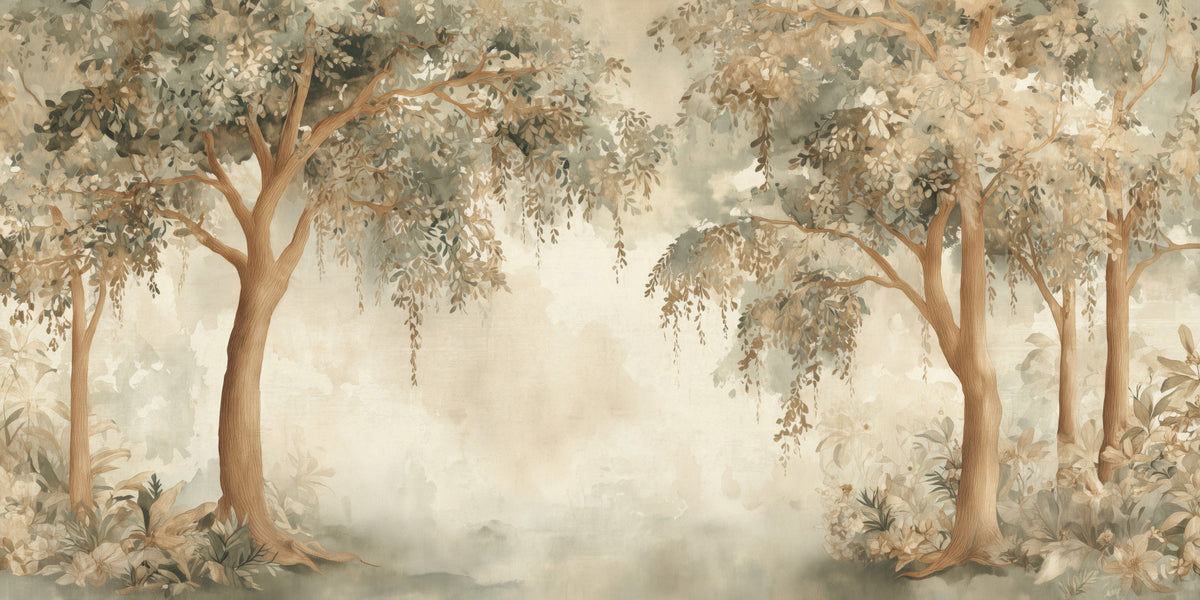Willow Dreams – Forest Green Wall Mural in your room