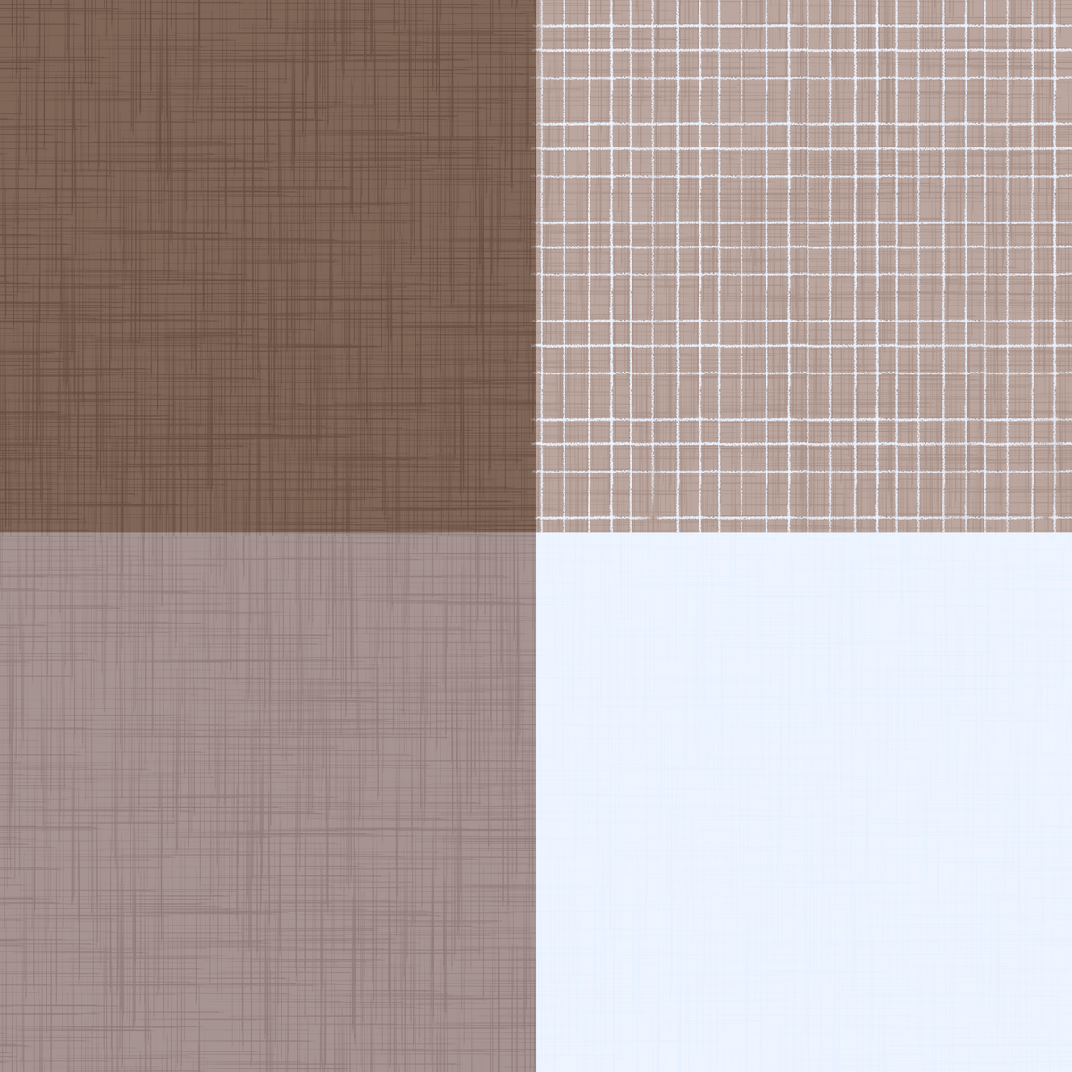 Gingham Mocha Borwn Linen Texture Country  Wallpaper⁠ in your room — zoomed