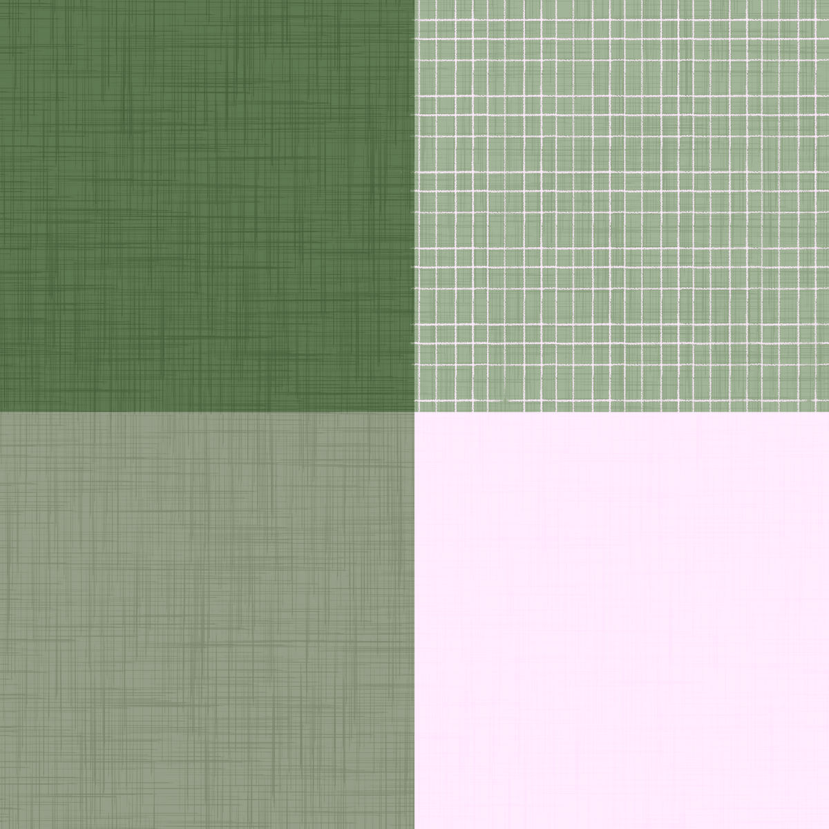 Gingham Sage Linen Texture Country  Wallpaper⁠ in your room