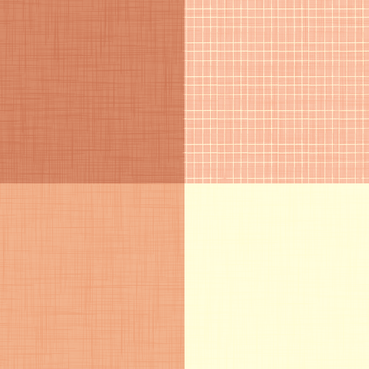 Gingham Peach Linen Texture Country  Wallpaper⁠ in your room