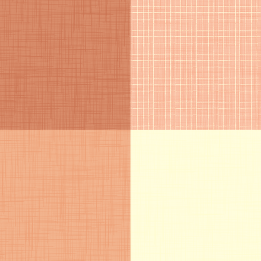 Gingham Peach Linen Texture Country  Wallpaper⁠