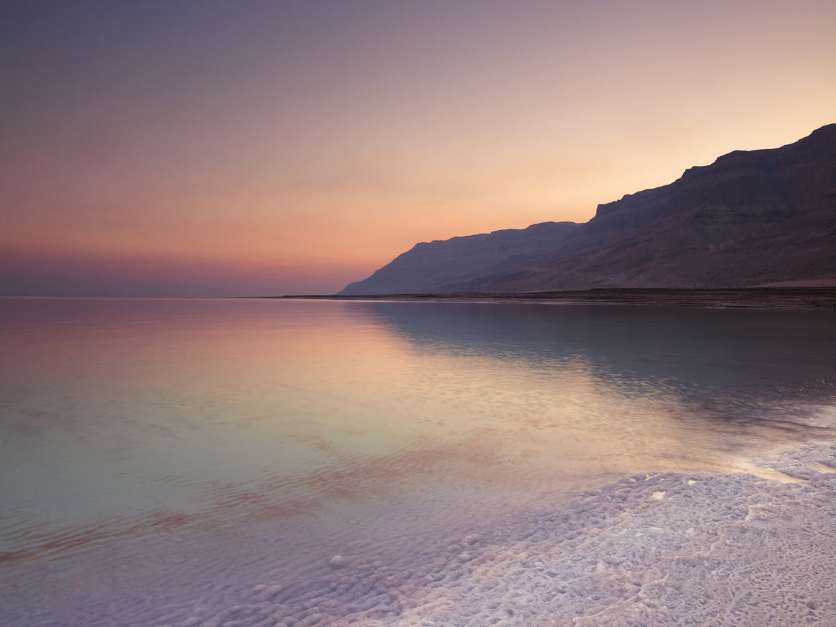 Serene Sunset Shoreline Wall Mural