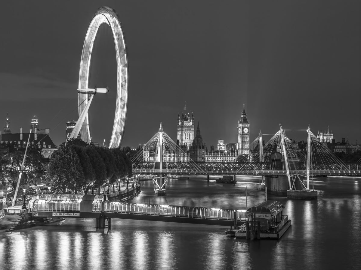 London River Views Wall Mural