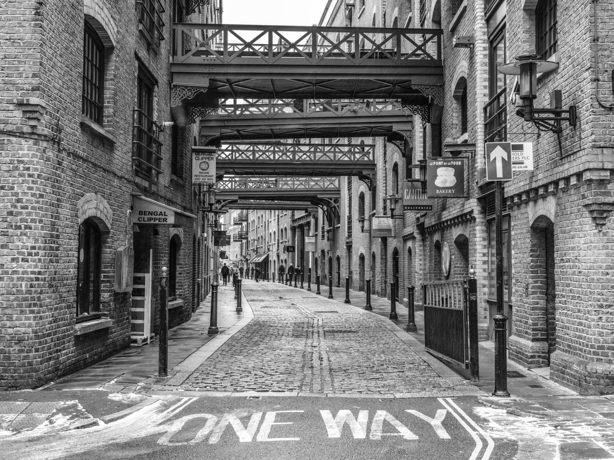Cobbled Street Wall Mural in your room