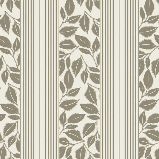 Vintage Trailing Foliage Olive Green Wallpaper⁠