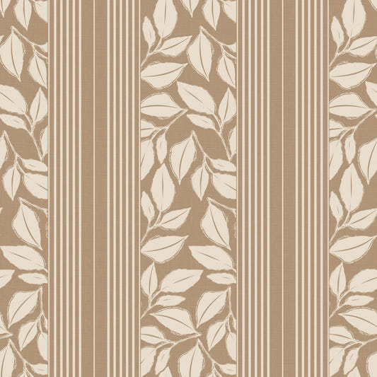 Vintage Trailing Foliage Tan Wallpaper⁠
