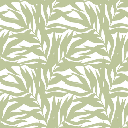 Serene Sage Canopy Leaves Wallpaper⁠