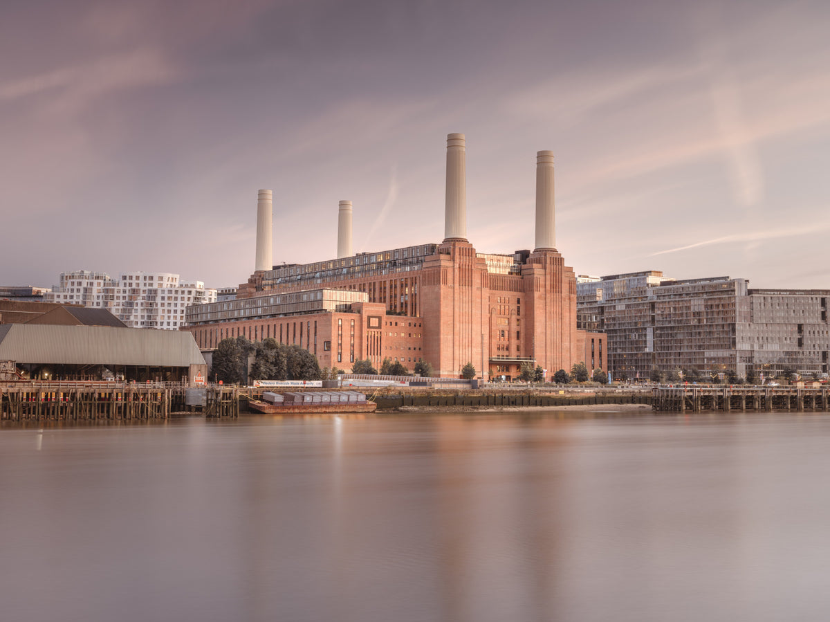 Battersea Power Station Wall Mural in your room — zoomed