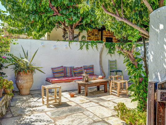 Colorful Backyard Patio Wall Mural