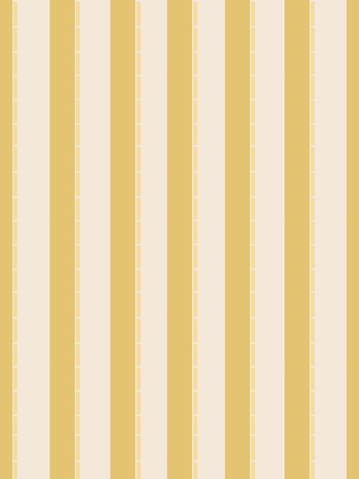 Lemon Gilded Stripes Wallpaper⁠ in your room — zoomed