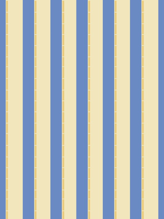 Blue and yellow Candy stripes Wallpaper⁠