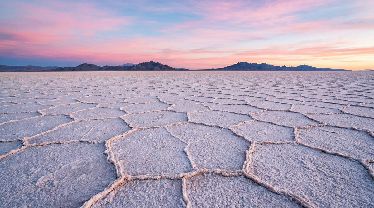 Salt Flats Serenity Wall Mural in your room — zoomed
