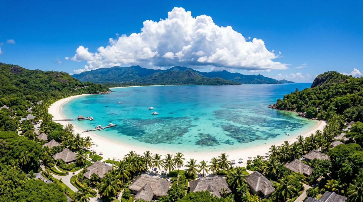 Tropical Paradise View Wall Mural