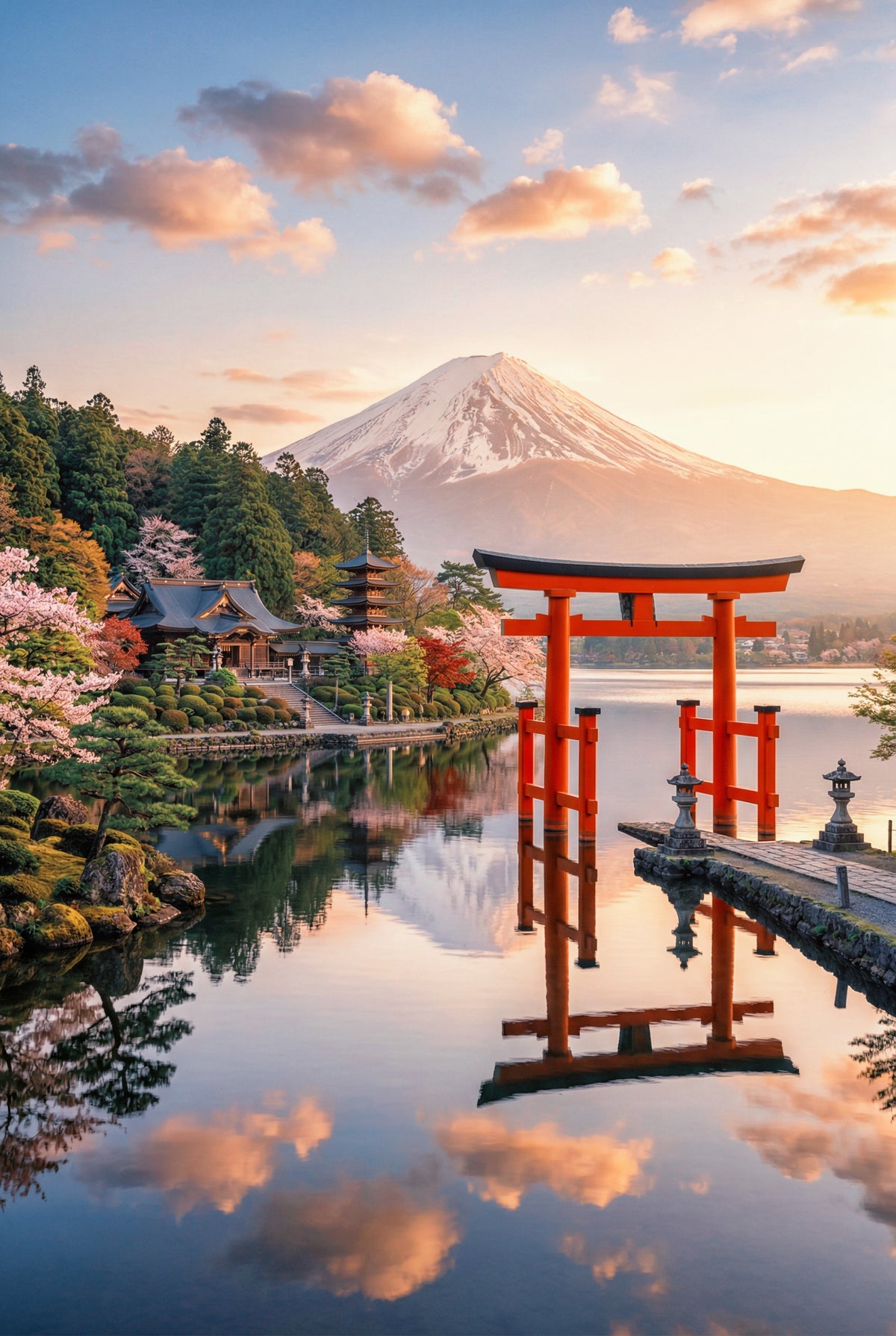 Mount Fuji Dream Wall Mural in your room