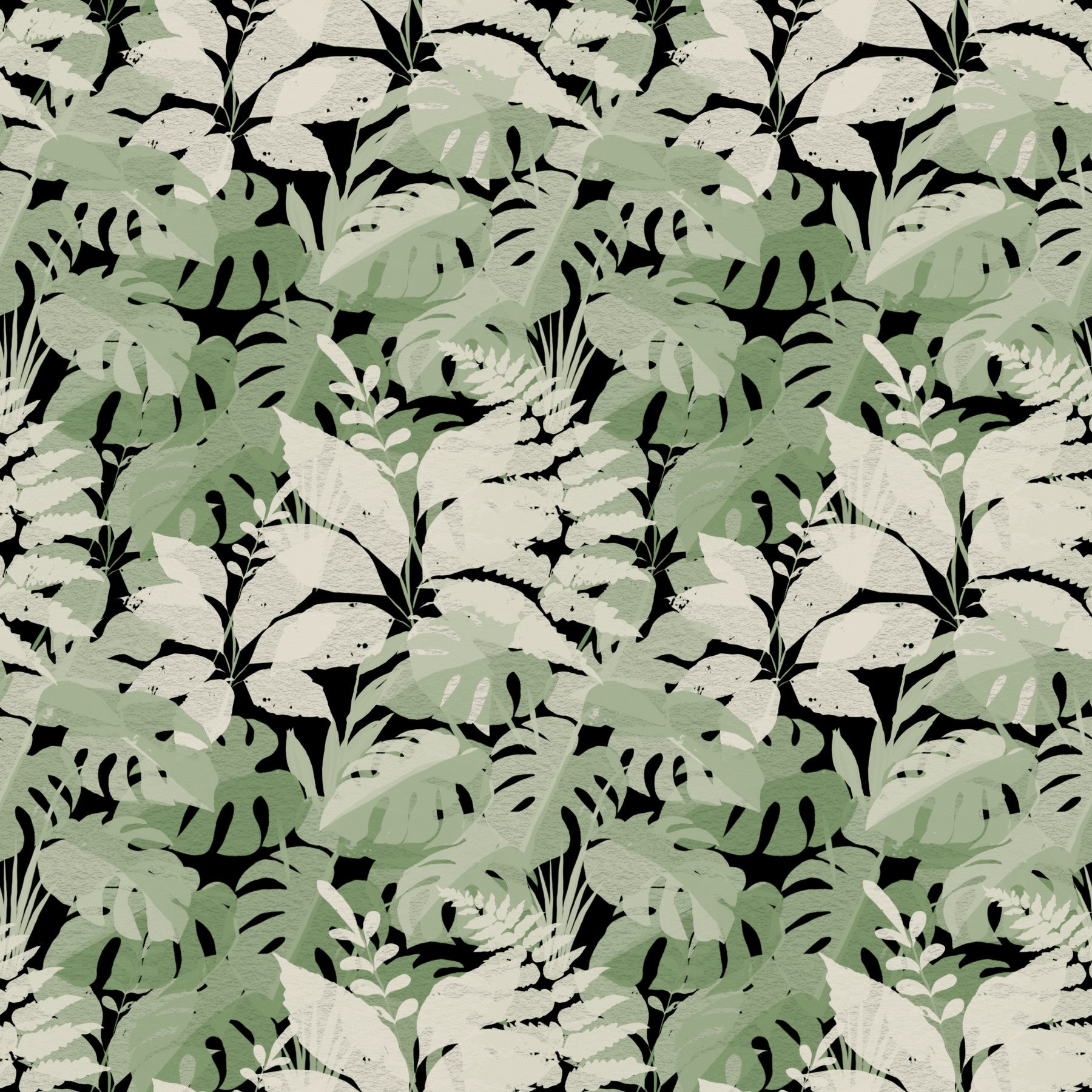 Botanical Noir Canopy Foliage Wallpaper⁠