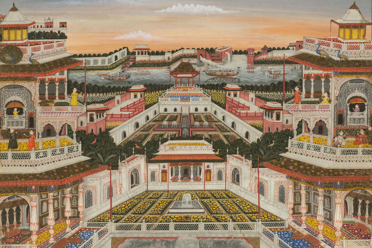 Grand Indian Palace & Royal Gardens Wall Mural in your room