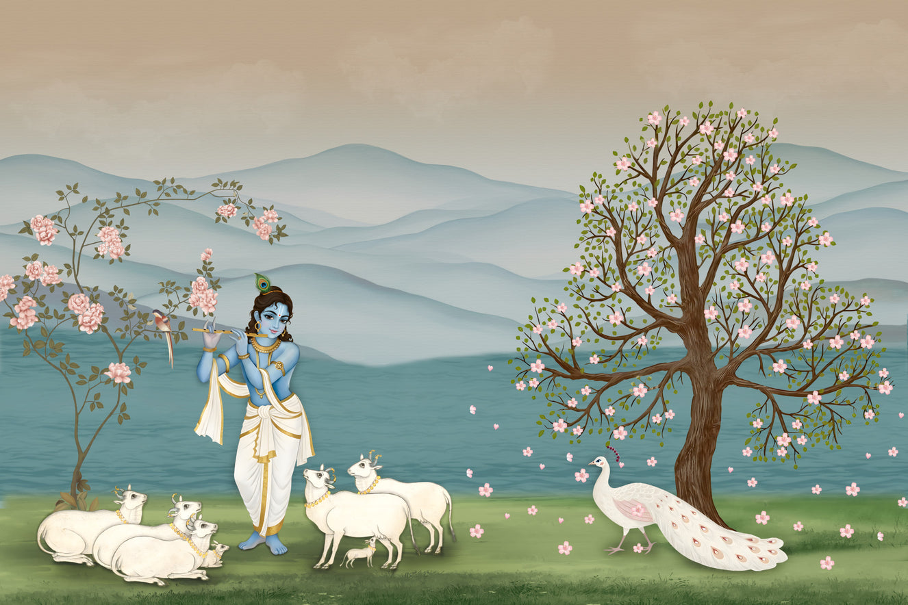 Divine Serenity Garden Wall Mural