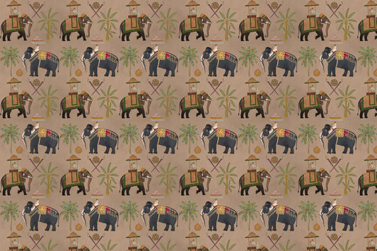Regal Elephant  Wall Mural