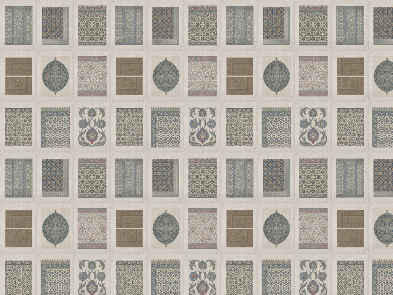 Heritage Pattern Gallery Wall Mural