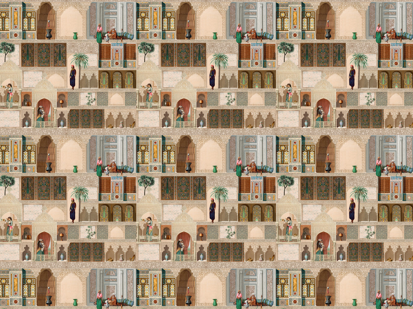Eastern Palace Panorama Wall Mural
